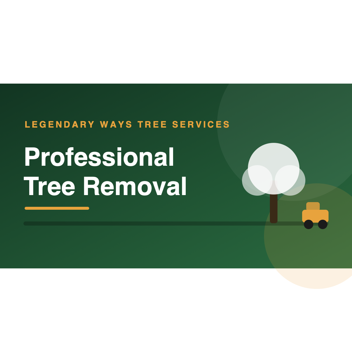 Tree removal crew taking down a large tree in sections